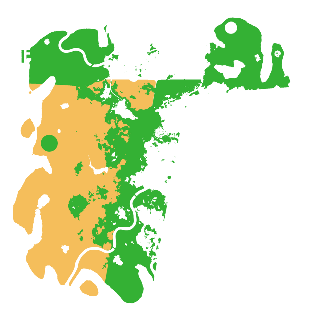 Biome Rust Map: Procedural Map, Size: 5000, Seed: 1114568427