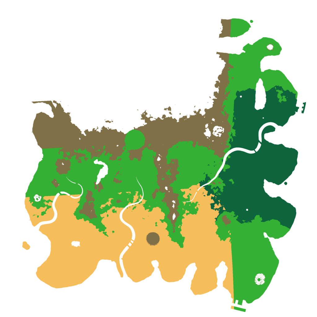 Biome Rust Map: Procedural Map, Size: 4250, Seed: 894556645