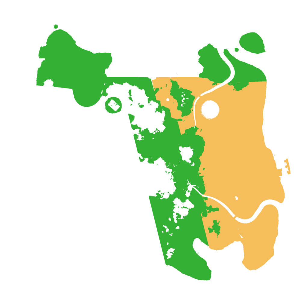 Biome Rust Map: Procedural Map, Size: 3000, Seed: 2000000000