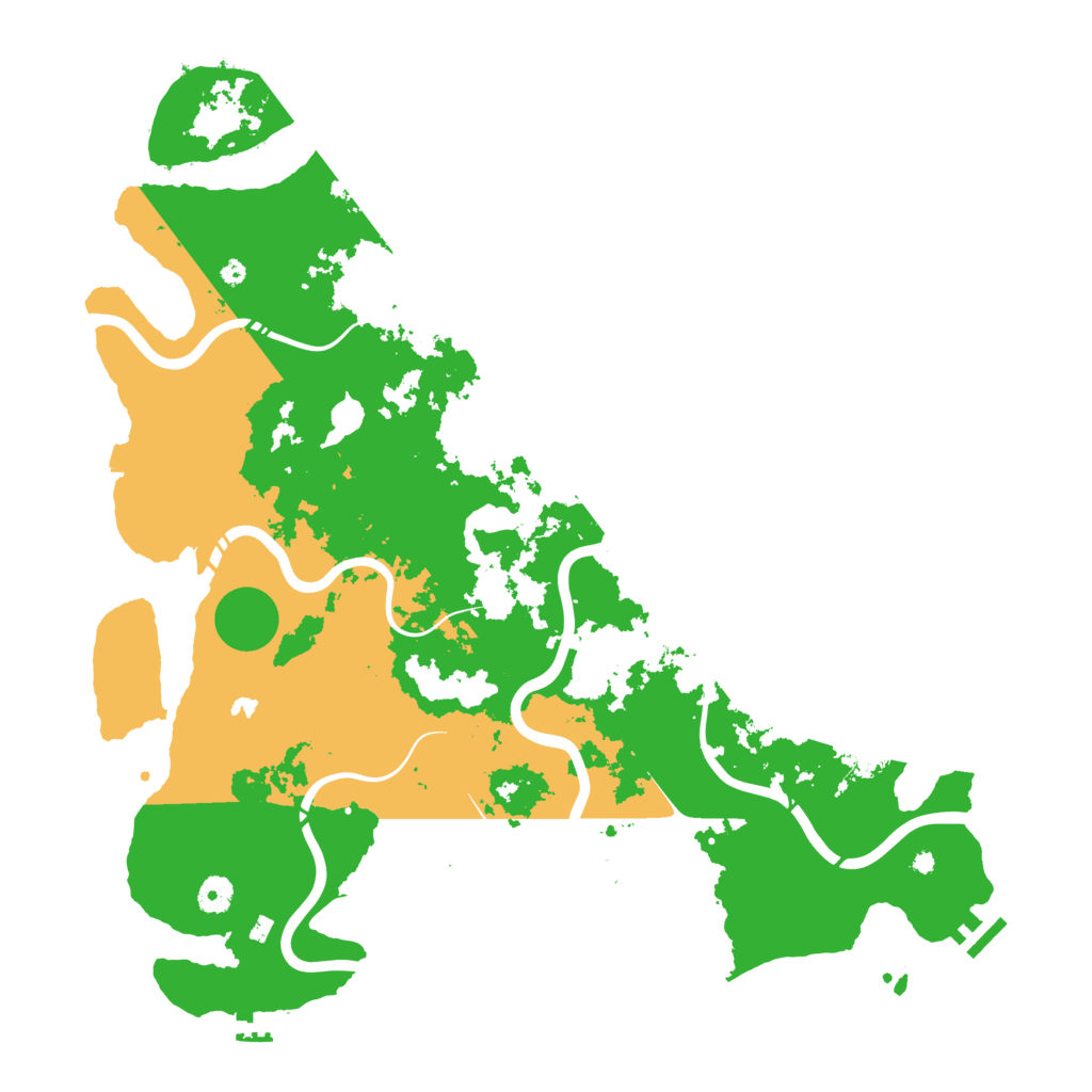 Biome Rust Map: Procedural Map, Size: 4500, Seed: 27933