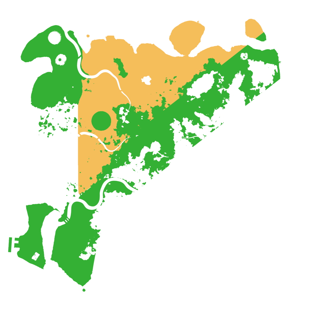 Biome Rust Map: Procedural Map, Size: 4250, Seed: 74347