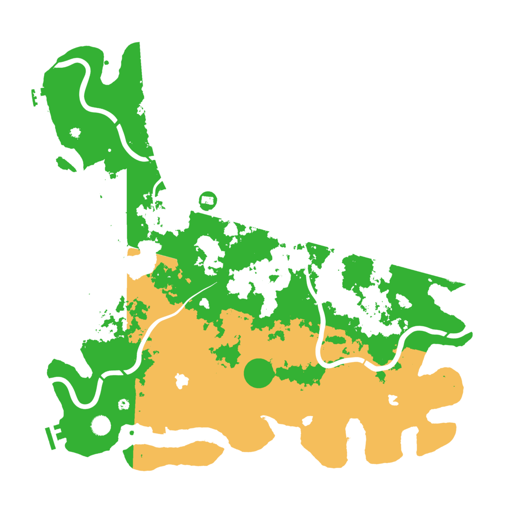 Biome Rust Map: Procedural Map, Size: 4500, Seed: 41608635
