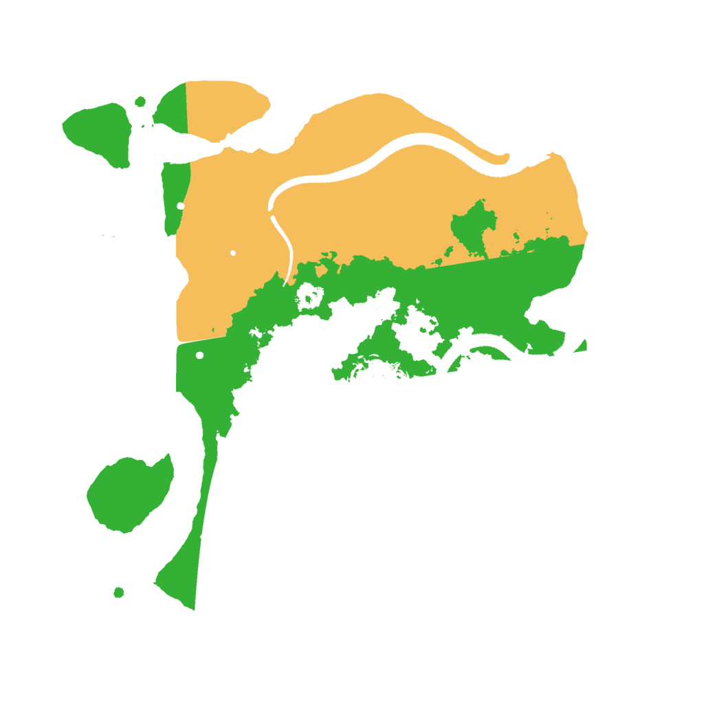 Biome Rust Map: Procedural Map, Size: 2700, Seed: 35412