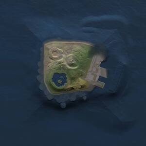 Thumbnail Rust Map: Procedural Map, Size: 1000, Seed: 1384275530, 2 Monuments
