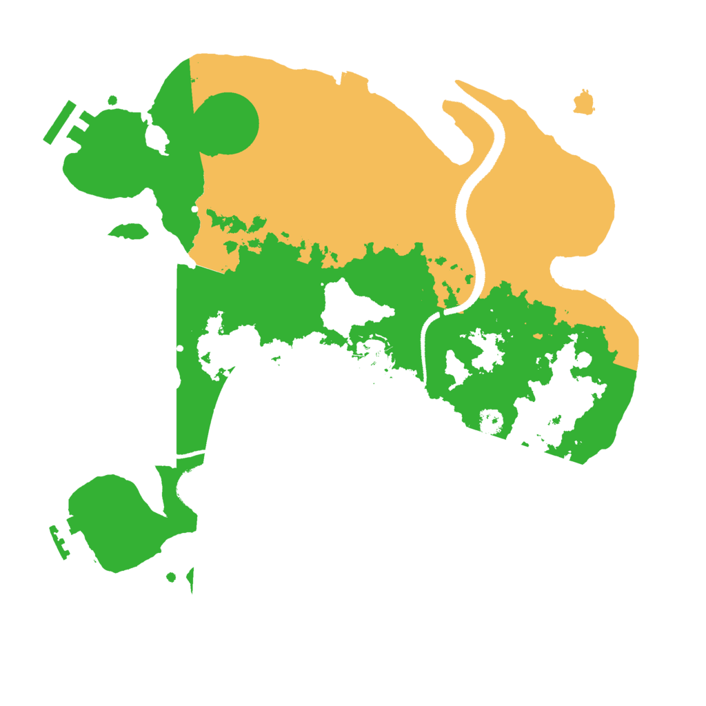 Biome Rust Map: Procedural Map, Size: 3000, Seed: 4178203