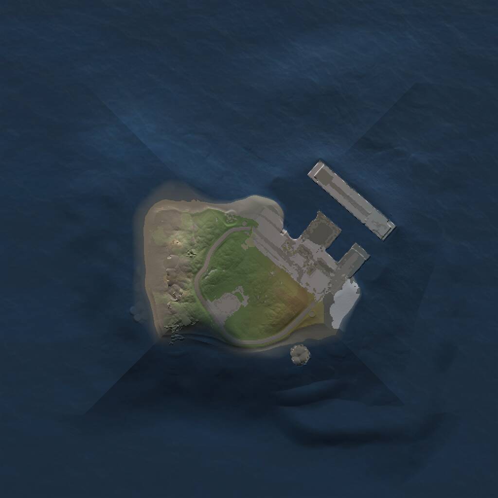 Rust Map: Procedural Map, Size: 1000, Seed: 1095183088, 2 Monuments