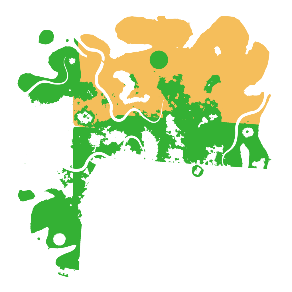 Biome Rust Map: Procedural Map, Size: 4200, Seed: 505293907