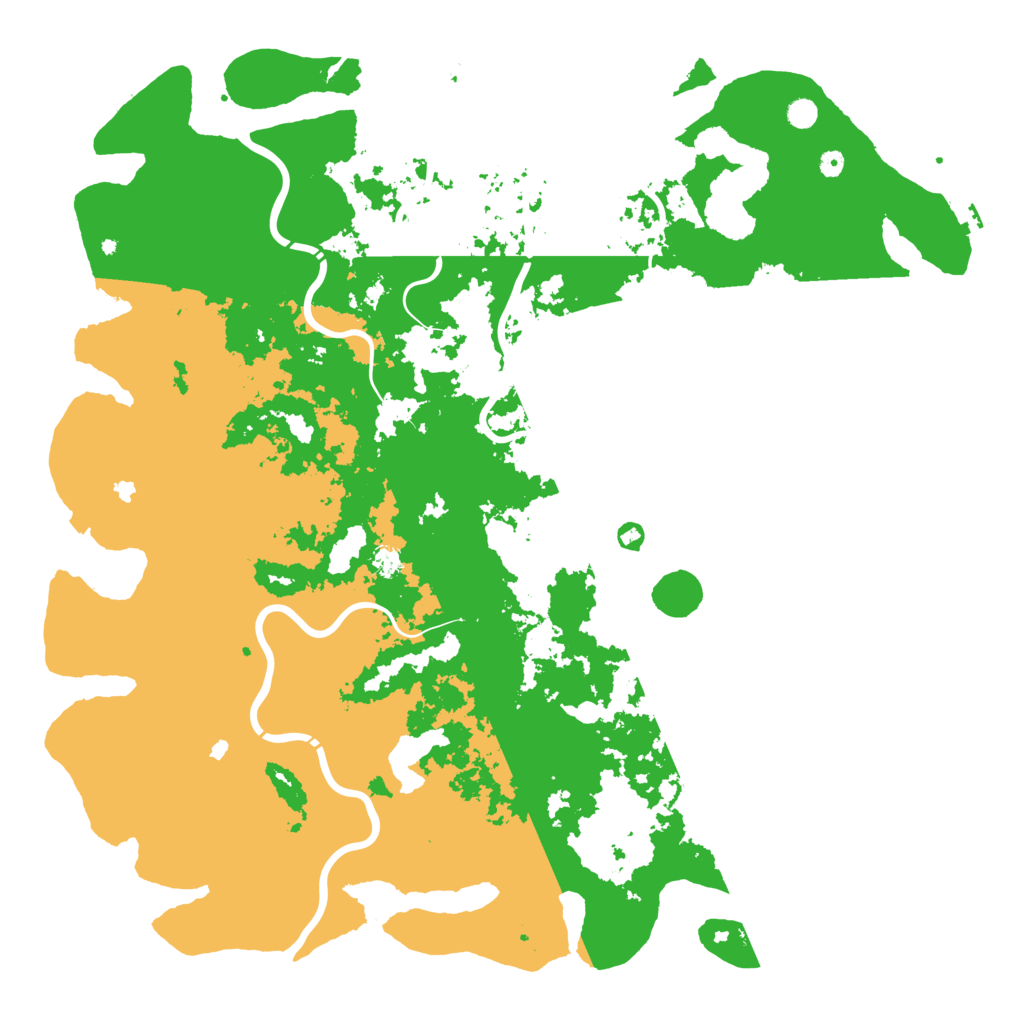 Biome Rust Map: Procedural Map, Size: 6000, Seed: 1754200446