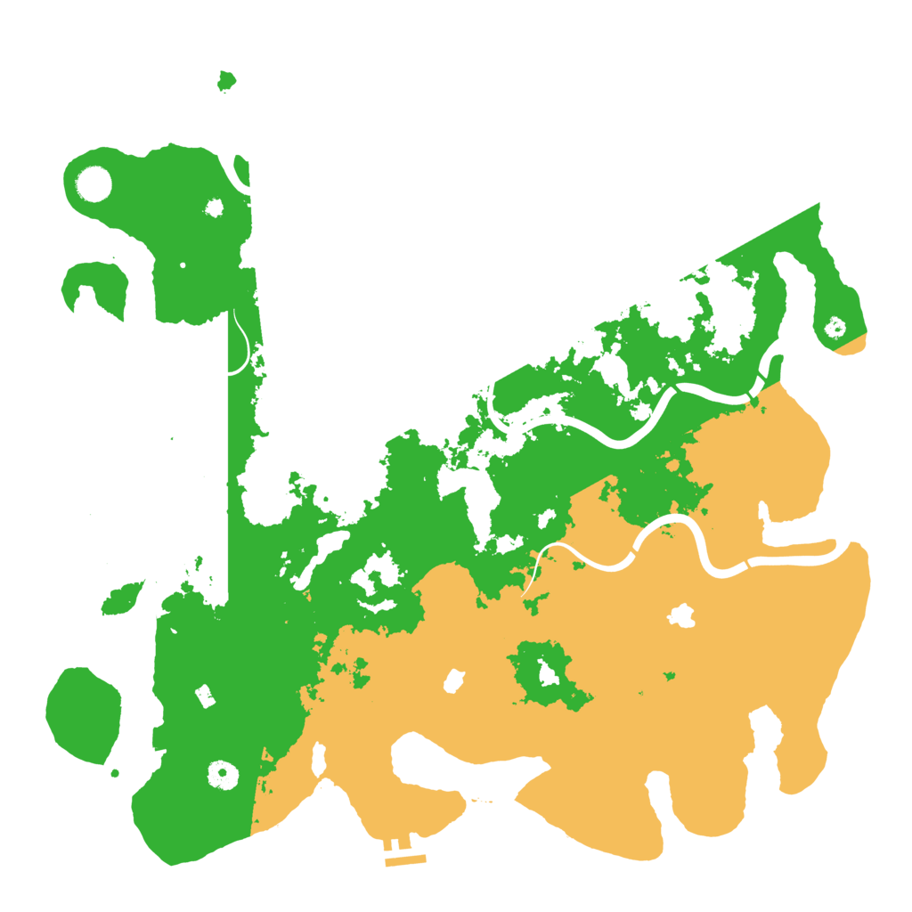 Biome Rust Map: Procedural Map, Size: 4500, Seed: 1135211096