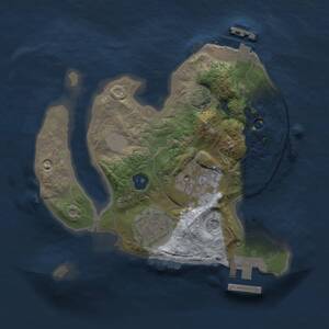 Thumbnail Rust Map: Procedural Map, Size: 2000, Seed: 754015235, 7 Monuments