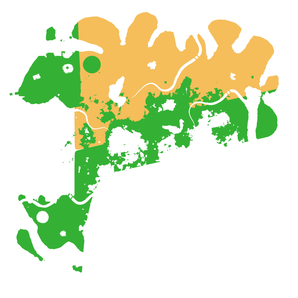 Biome Rust Map: Procedural Map, Size: 4500, Seed: 363107260