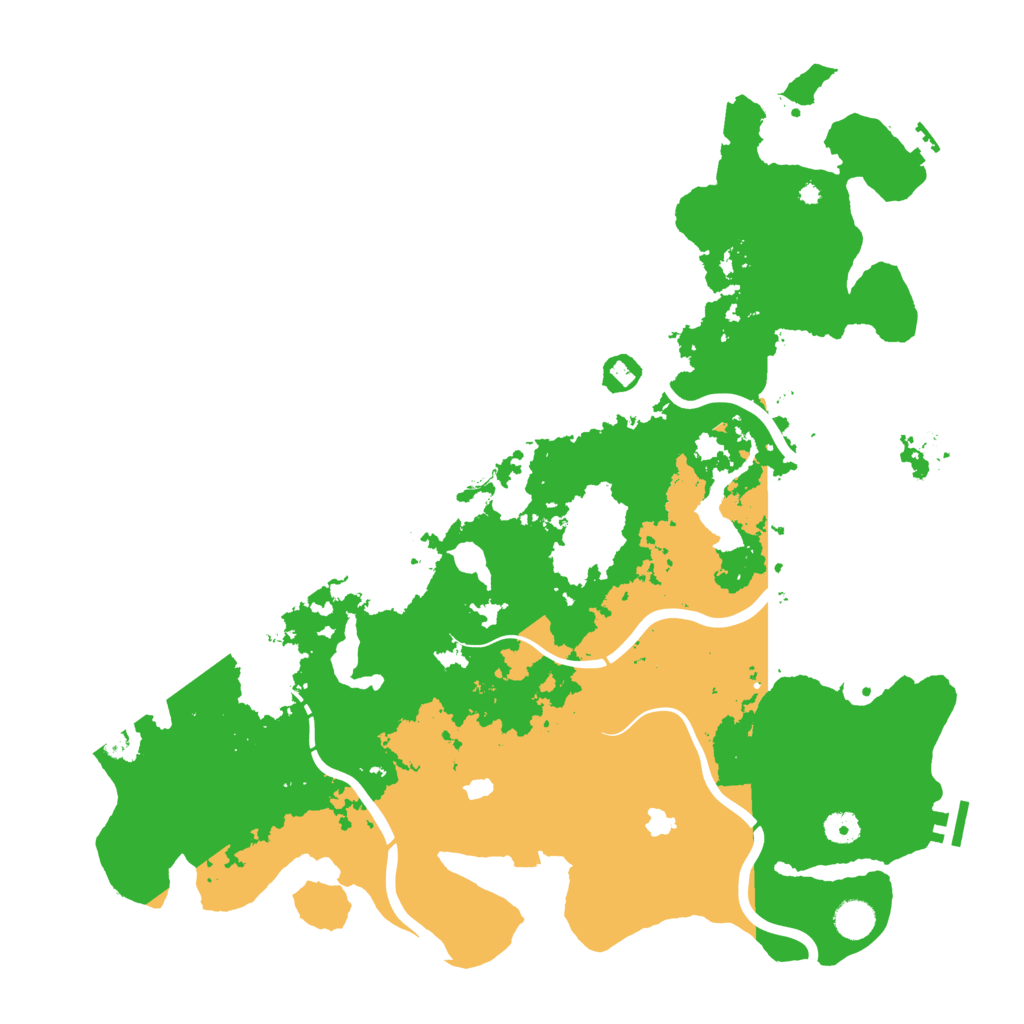 Biome Rust Map: Procedural Map, Size: 4500, Seed: 634140474