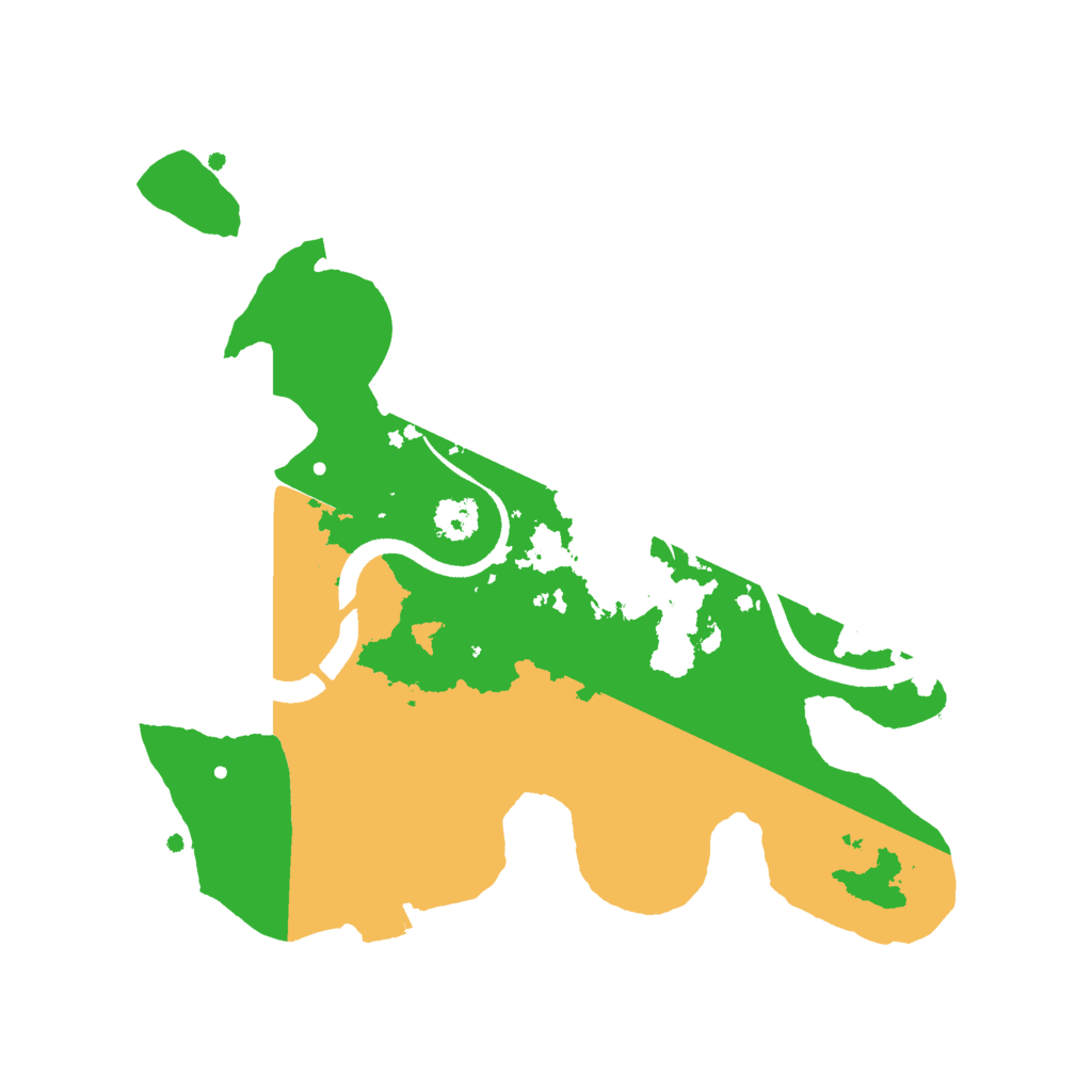 Biome Rust Map: Procedural Map, Size: 2500, Seed: 1494303806