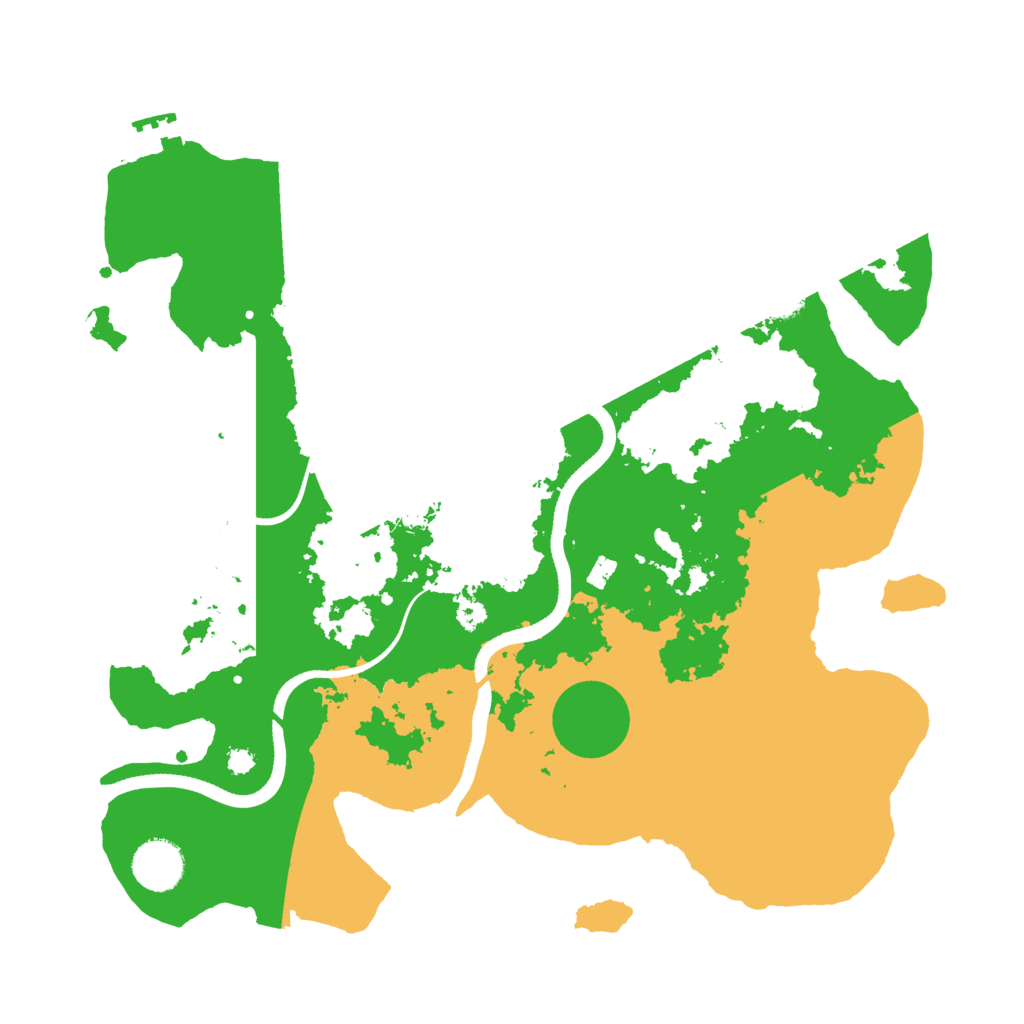 Biome Rust Map: Procedural Map, Size: 3500, Seed: 1929656941