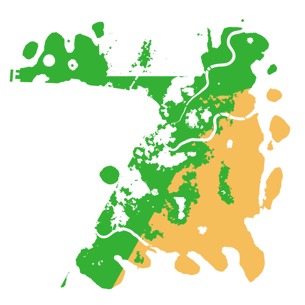 Biome Rust Map: Procedural Map, Size: 4500, Seed: 18796289