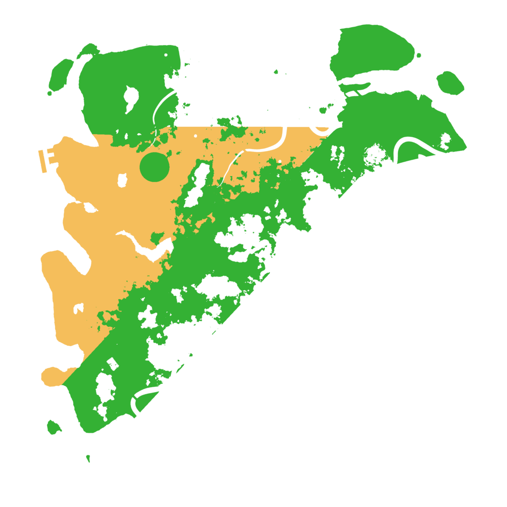 Biome Rust Map: Procedural Map, Size: 4500, Seed: 1761047444