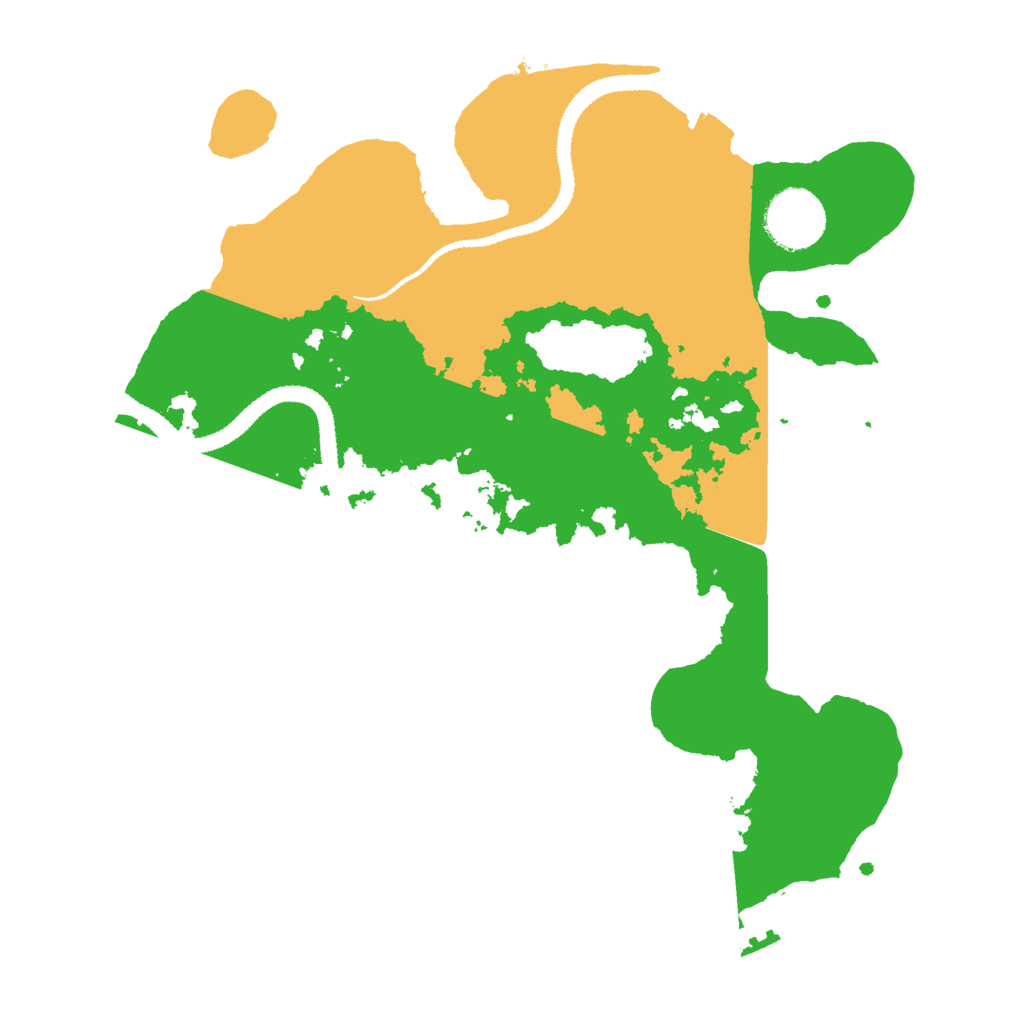 Biome Rust Map: Procedural Map, Size: 3000, Seed: 6027