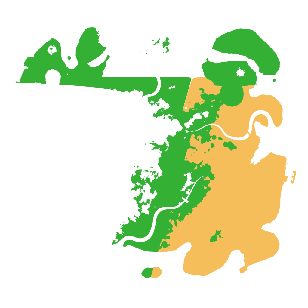Biome Rust Map: Procedural Map, Size: 3500, Seed: 927232460
