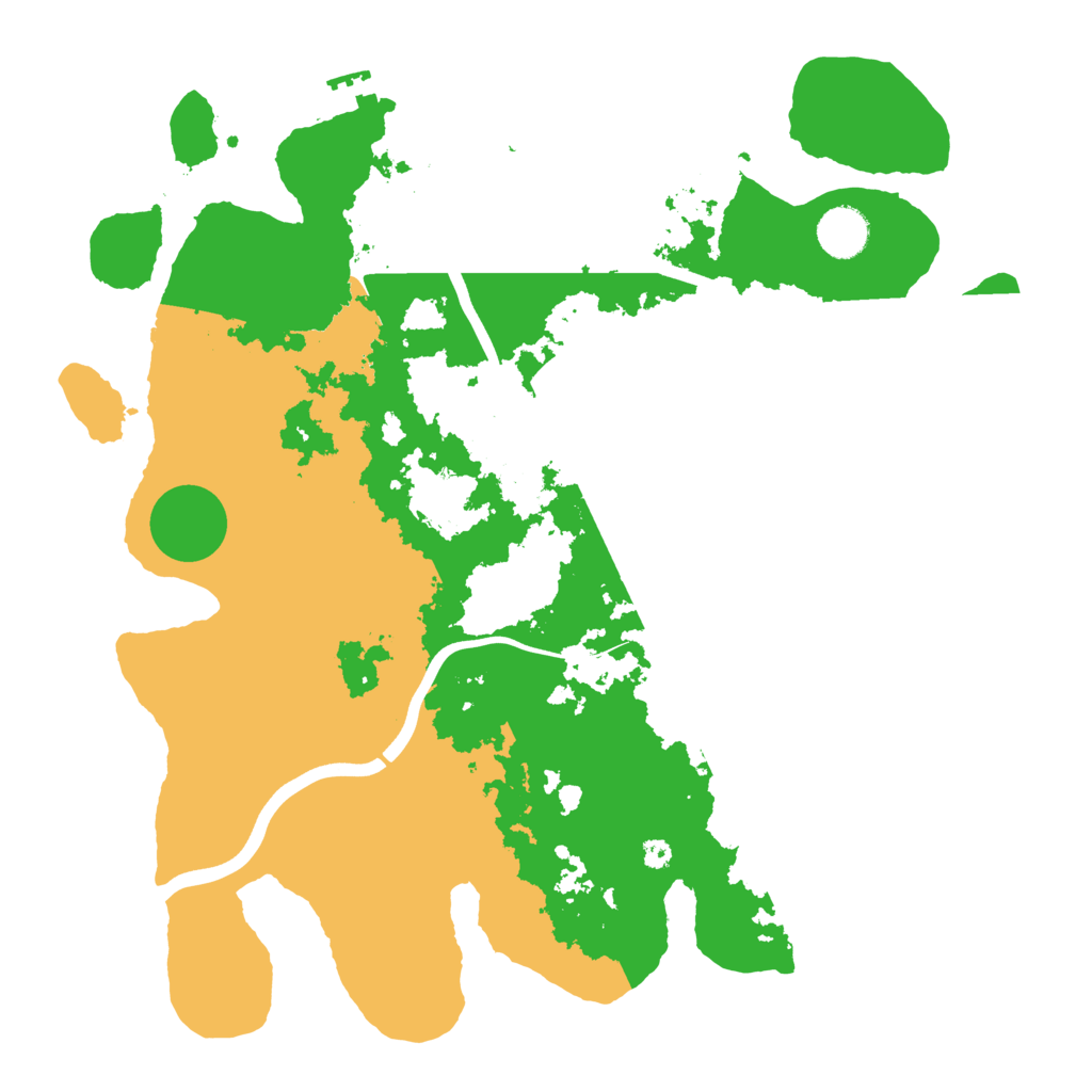 Biome Rust Map: Procedural Map, Size: 3750, Seed: 525835593