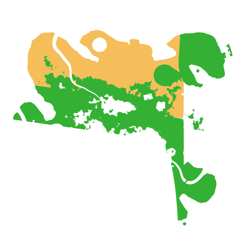 Biome Rust Map: Procedural Map, Size: 3000, Seed: 88327