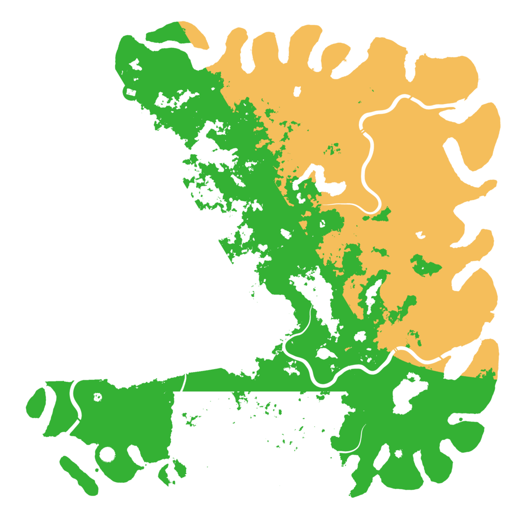 Biome Rust Map: Procedural Map, Size: 6000, Seed: 1507587326