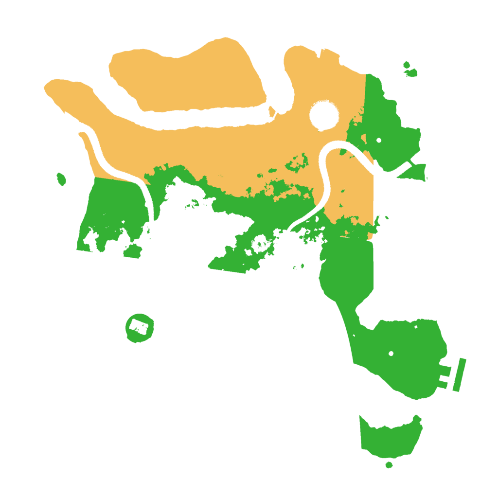 Biome Rust Map: Procedural Map, Size: 3000, Seed: 30900