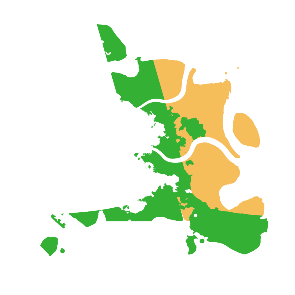 Biome Rust Map: Procedural Map, Size: 2500, Seed: 1522120234
