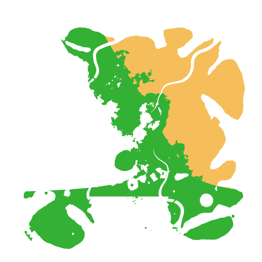 Biome Rust Map: Procedural Map, Size: 3500, Seed: 1507587326