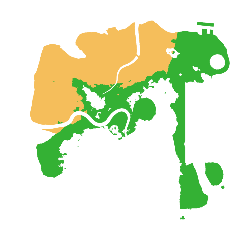 Biome Rust Map: Procedural Map, Size: 3000, Seed: 935472966