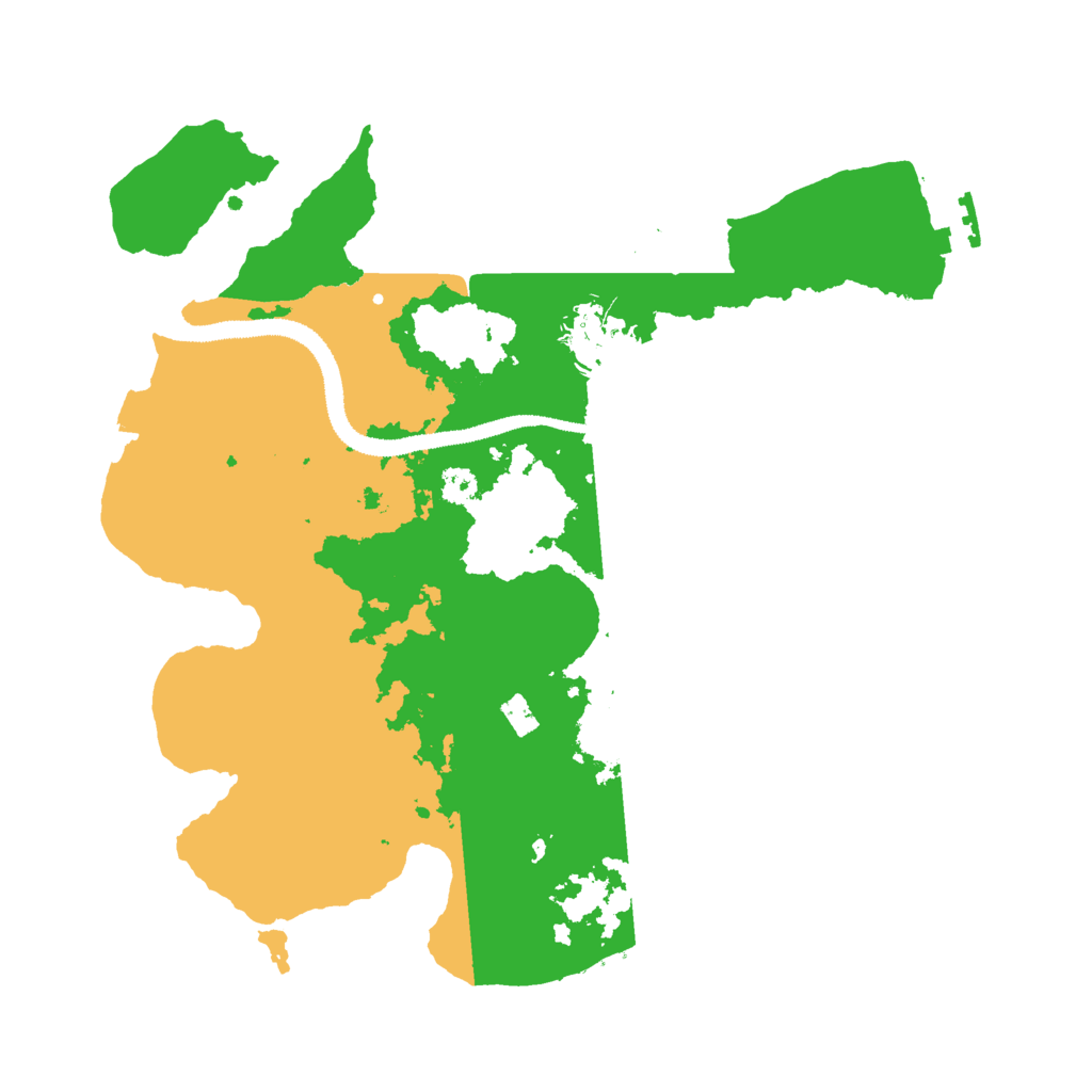 Biome Rust Map: Procedural Map, Size: 3000, Seed: 980875100