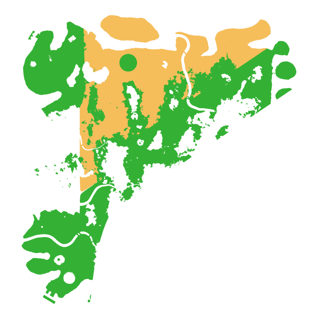 Biome Rust Map: Procedural Map, Size: 4800, Seed: 1251251