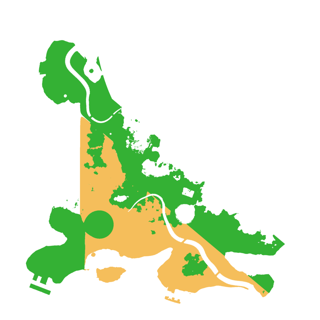 Biome Rust Map: Procedural Map, Size: 3000, Seed: 445822417