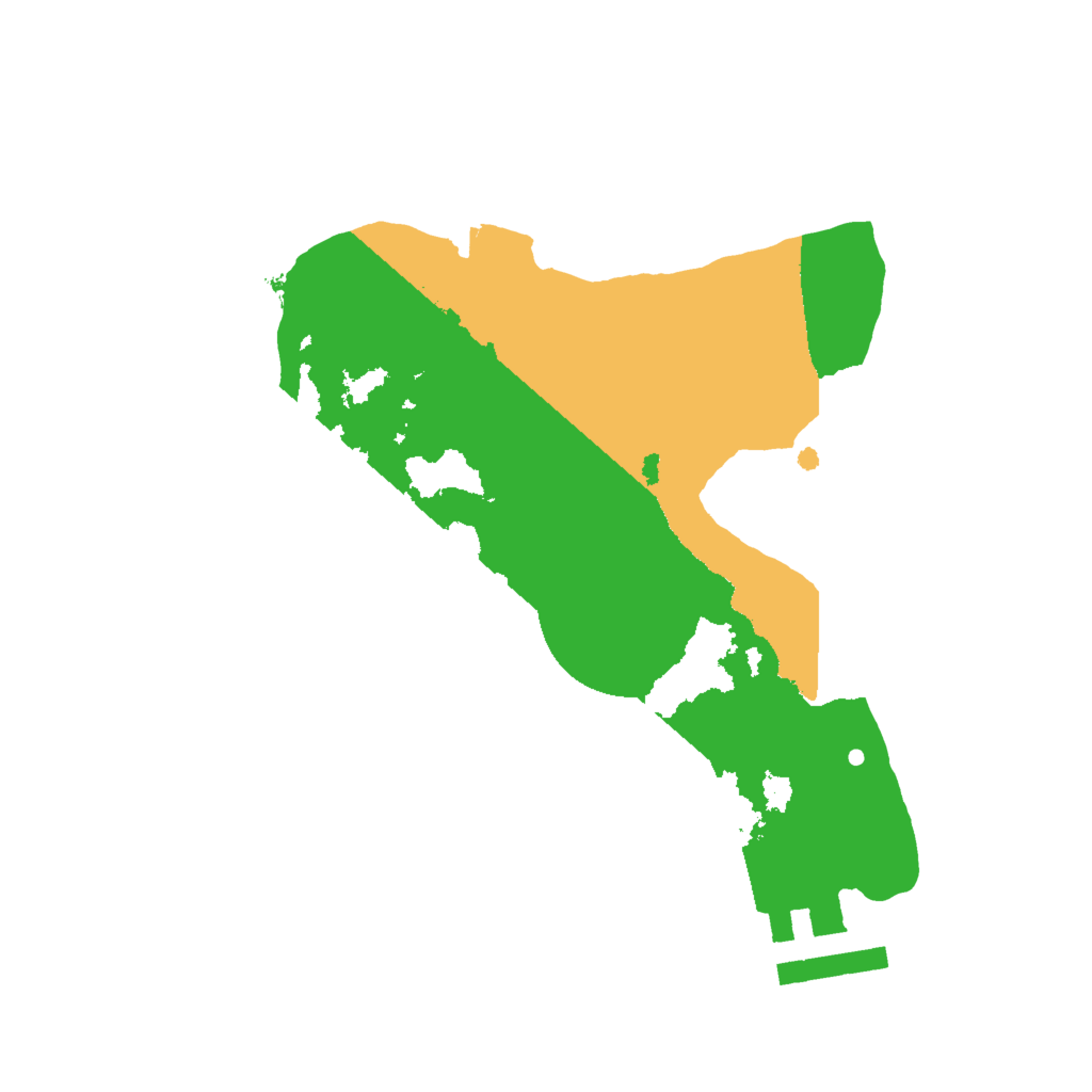 Biome Rust Map: Procedural Map, Size: 2000, Seed: 1147558476