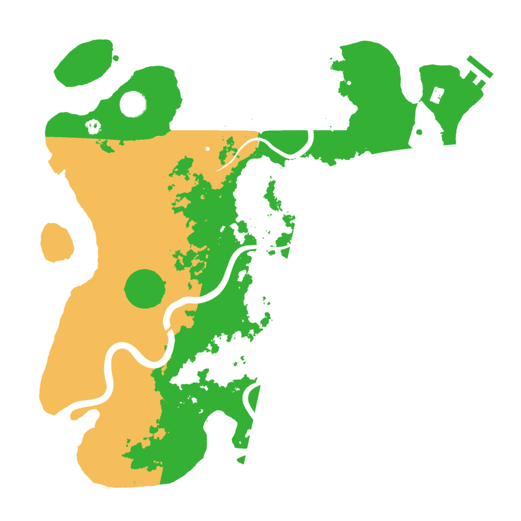 Biome Rust Map: Procedural Map, Size: 3500, Seed: 1297899353