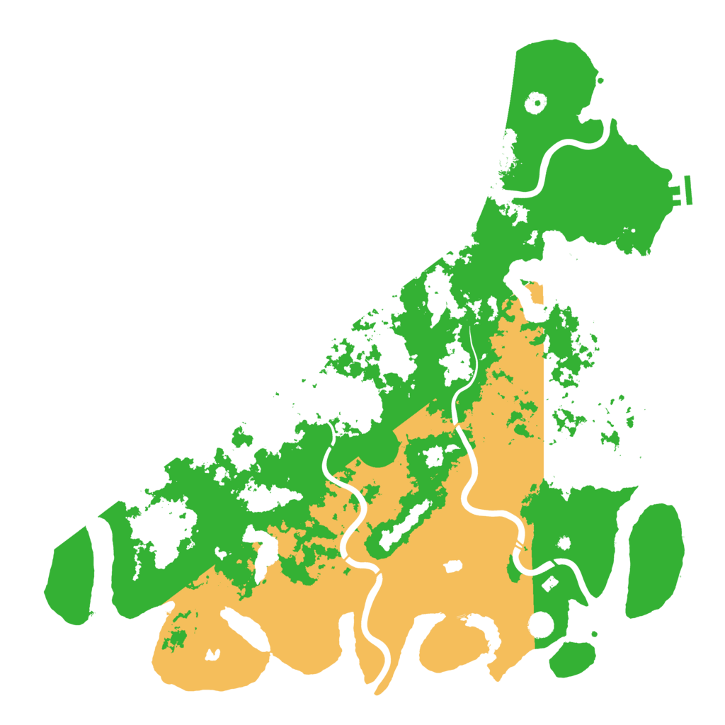 Biome Rust Map: Procedural Map, Size: 5000, Seed: 121767857