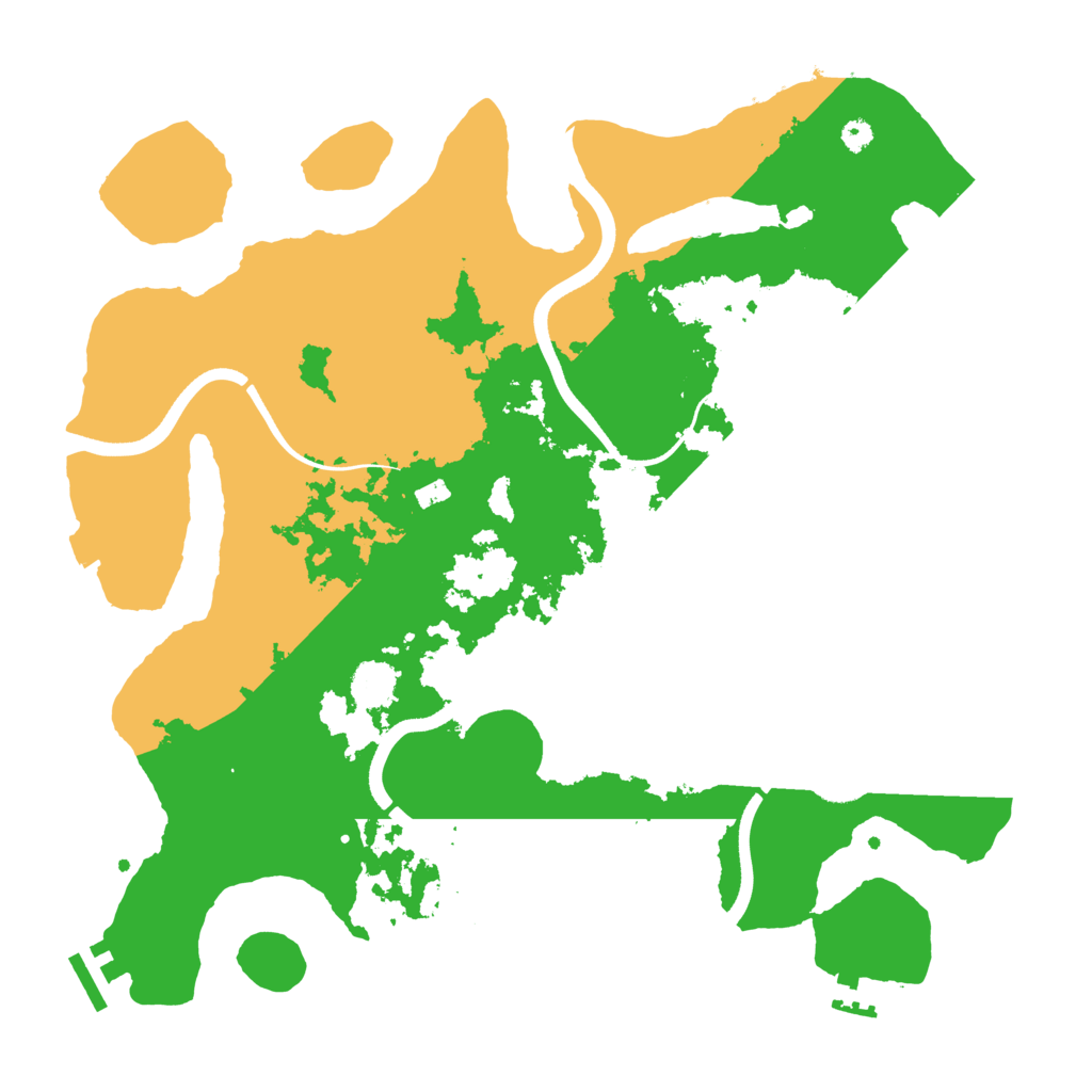 Biome Rust Map: Procedural Map, Size: 3600, Seed: 840