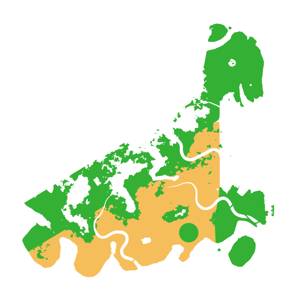 Biome Rust Map: Procedural Map, Size: 4000, Seed: 45255