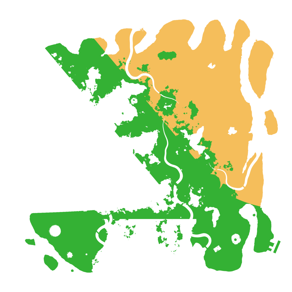 Biome Rust Map: Procedural Map, Size: 4500, Seed: 837887931