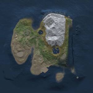 Thumbnail Rust Map: Procedural Map, Size: 2000, Seed: 2345678, 6 Monuments