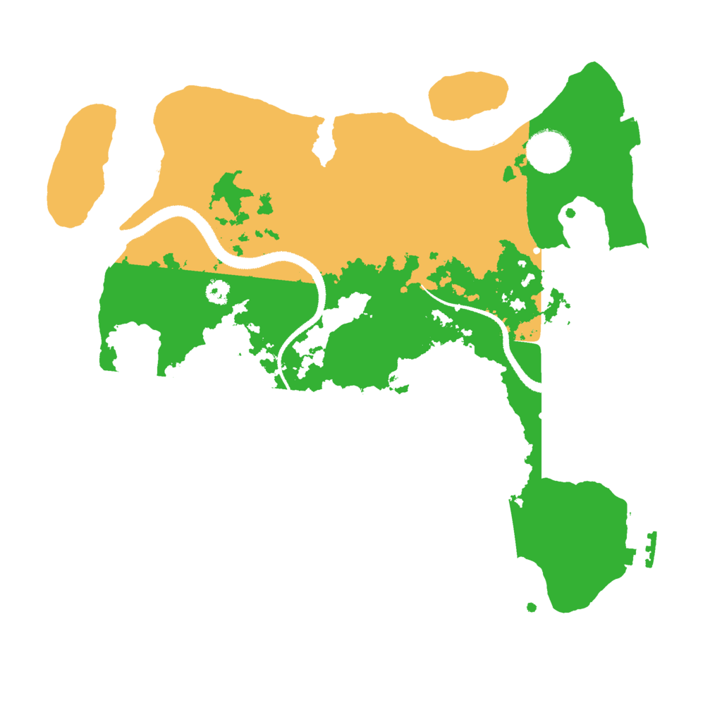 Biome Rust Map: Procedural Map, Size: 3000, Seed: 15356