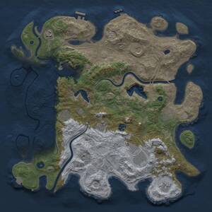Thumbnail Rust Map: Procedural Map, Size: 4250, Seed: 924295967, 16 Monuments