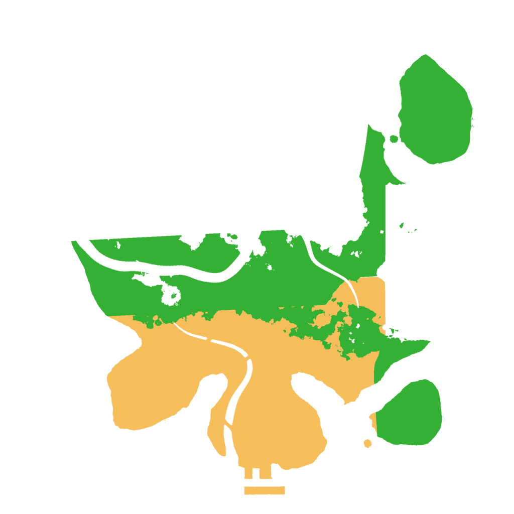 Biome Rust Map: Procedural Map, Size: 2567, Seed: 1589693104