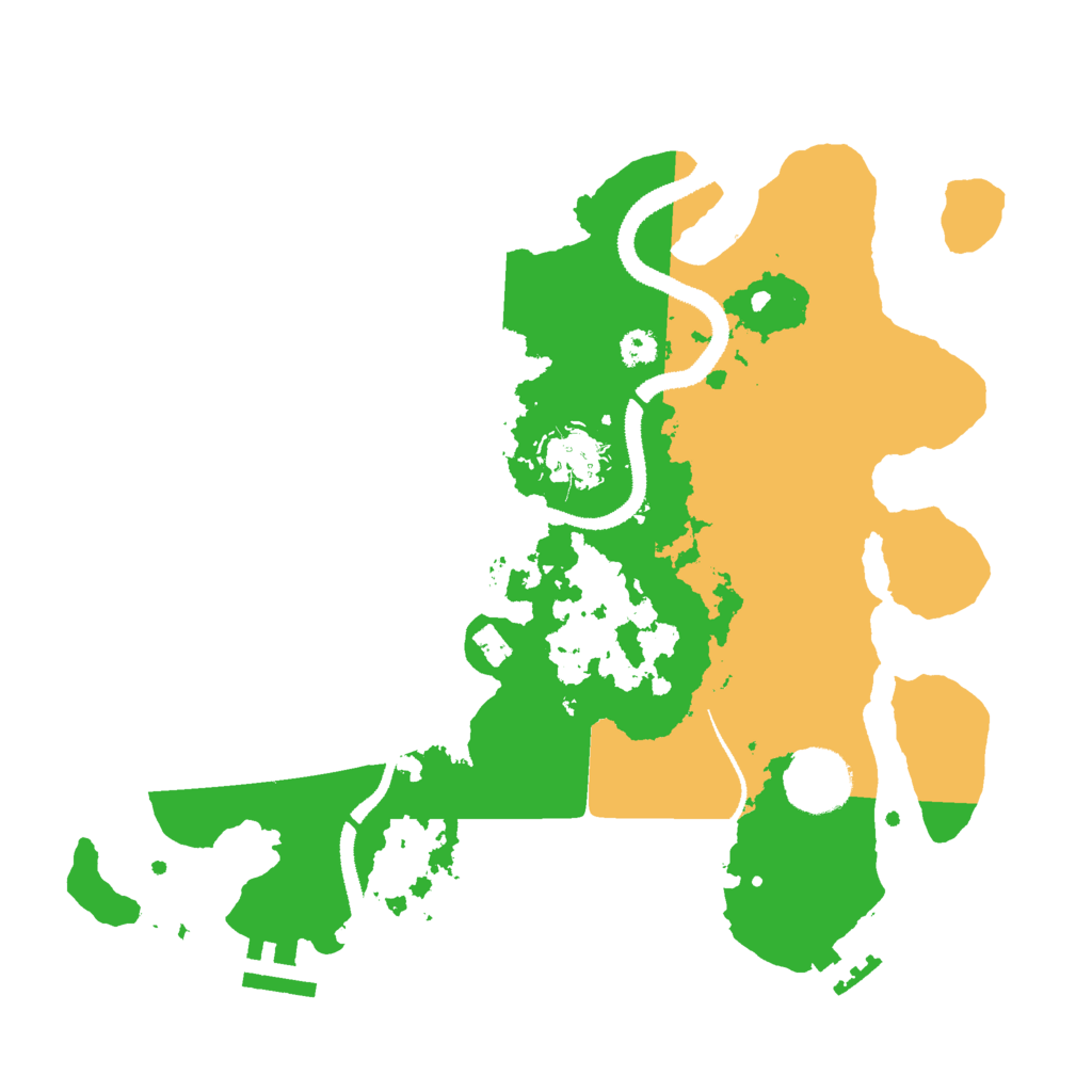 Biome Rust Map: Procedural Map, Size: 3000, Seed: 20010312