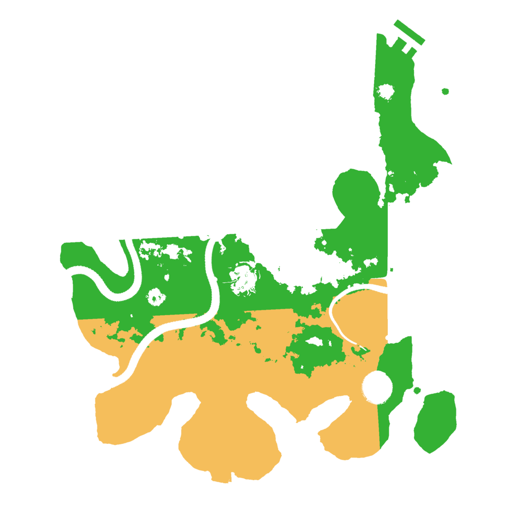 Biome Rust Map: Procedural Map, Size: 3000, Seed: 1589693104