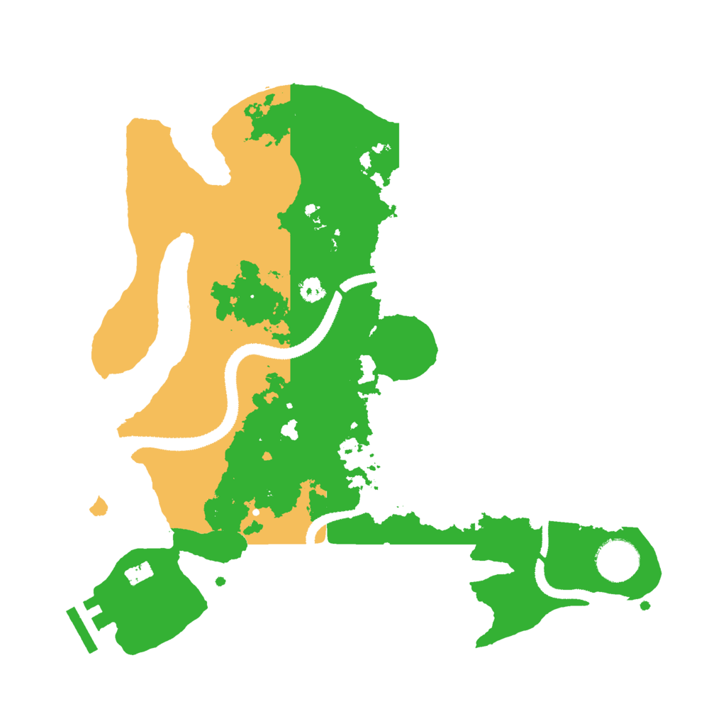 Biome Rust Map: Procedural Map, Size: 3000, Seed: 5188