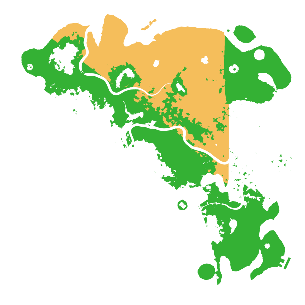 Biome Rust Map: Procedural Map, Size: 5000, Seed: 567457