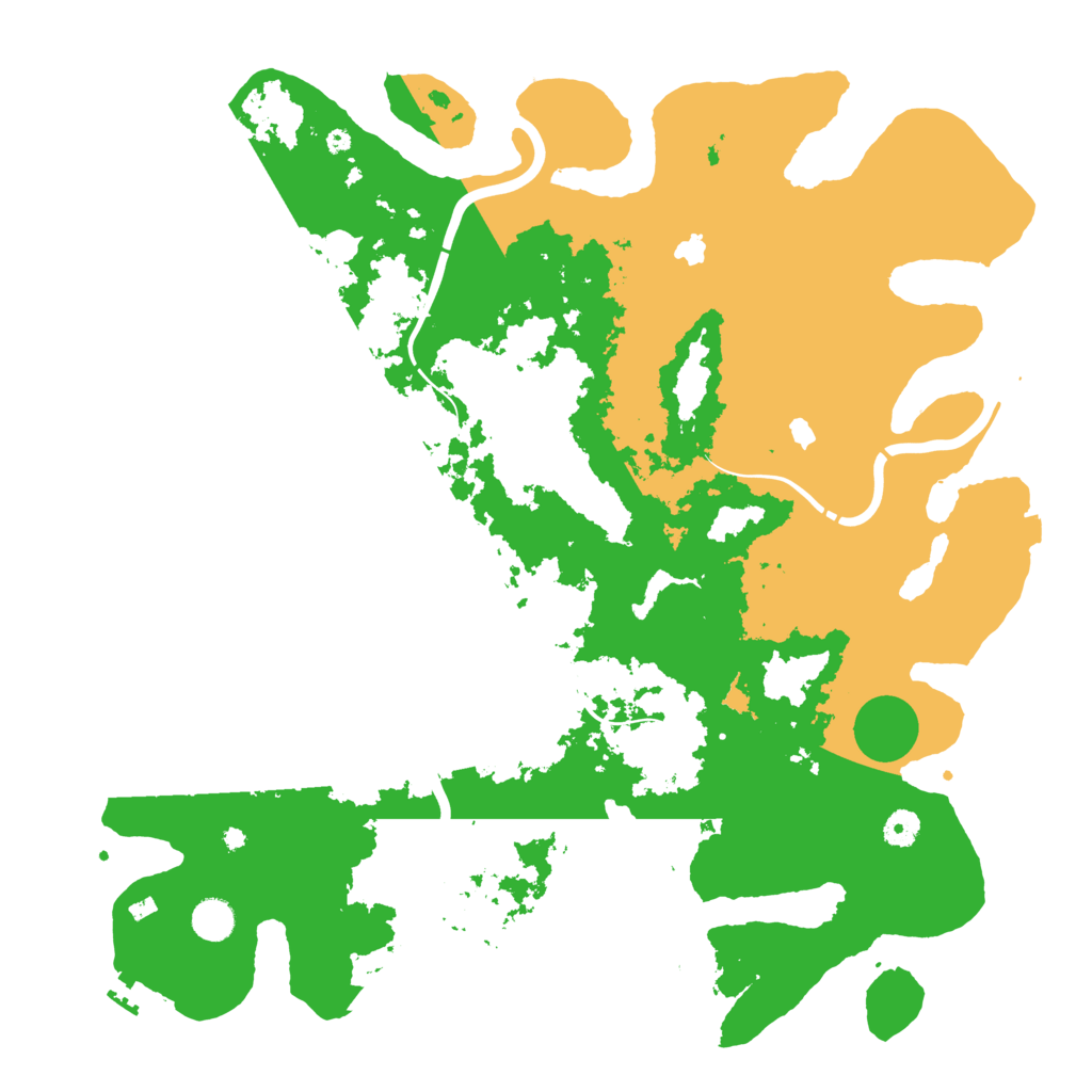 Biome Rust Map: Procedural Map, Size: 4500, Seed: 958389801