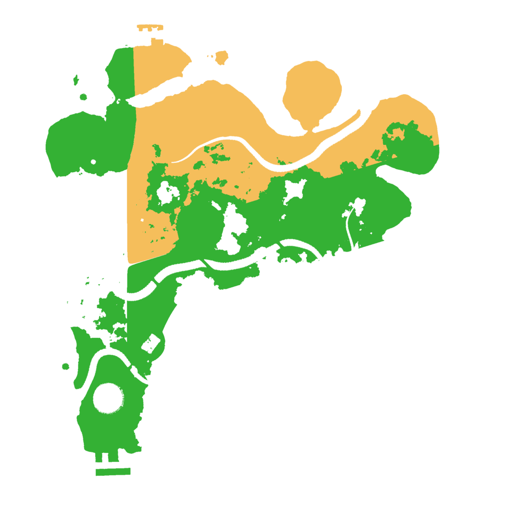 Biome Rust Map: Procedural Map, Size: 2950, Seed: 447276090
