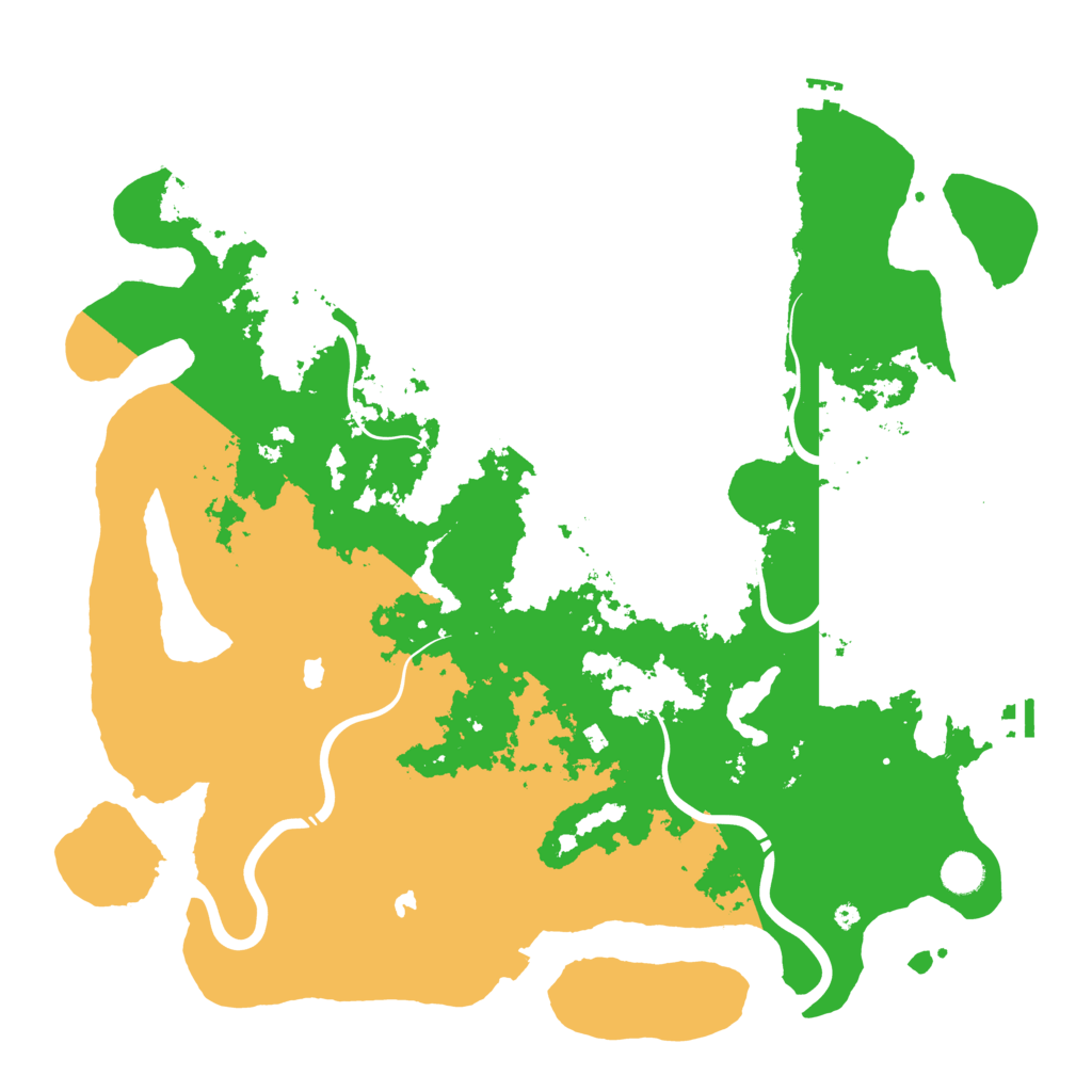 Biome Rust Map: Procedural Map, Size: 4500, Seed: 208602944