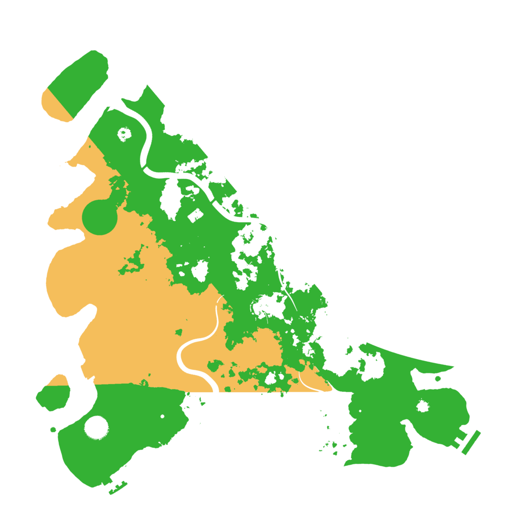 Biome Rust Map: Procedural Map, Size: 3900, Seed: 453042026